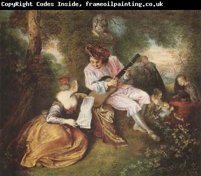 Jean-Antoine Watteau Scale of Love (mk08)